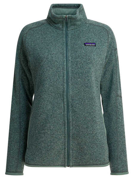 Hanorace Patagonia Better Sweater zippered sweatshirt Green Femei (BM 19129557) 1