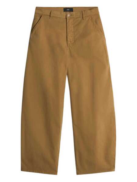 Pantaloni casual 7 For All Mankind 7 FOR ALL MANKIND BONNIE TROUSER 7UK10E391A8 BEIGE Beige Femei (BM 19129596) 1
