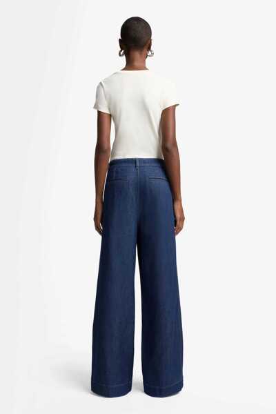 Blugi evazati 7 For All Mankind 7 FOR ALL MANKIND PLEATED TROUSER 7UL30R701A9 DARK BLUE Dark Blue Femei (BM 19129599) 3