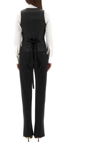 Veste casual Alexander McQueen Vest Corset BLACK Femei (BM 19129682) 3