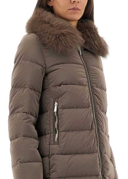 Jachete Moorer Padded Jacket Dorado BROWN Femei (BM 19129700) 4