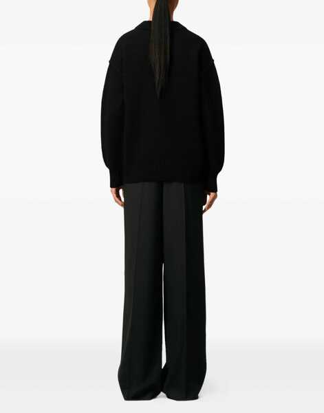 Cardigane AMI Paris Ami De Coeur Cardigan NOIR/ROUGE Barbati (BM 19131362) 3