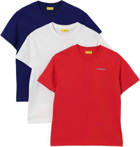 Tricouri Off-White Pack 3 T-Shirts With Logo MULTICOLOUR Baieti (BM 19131392) 1