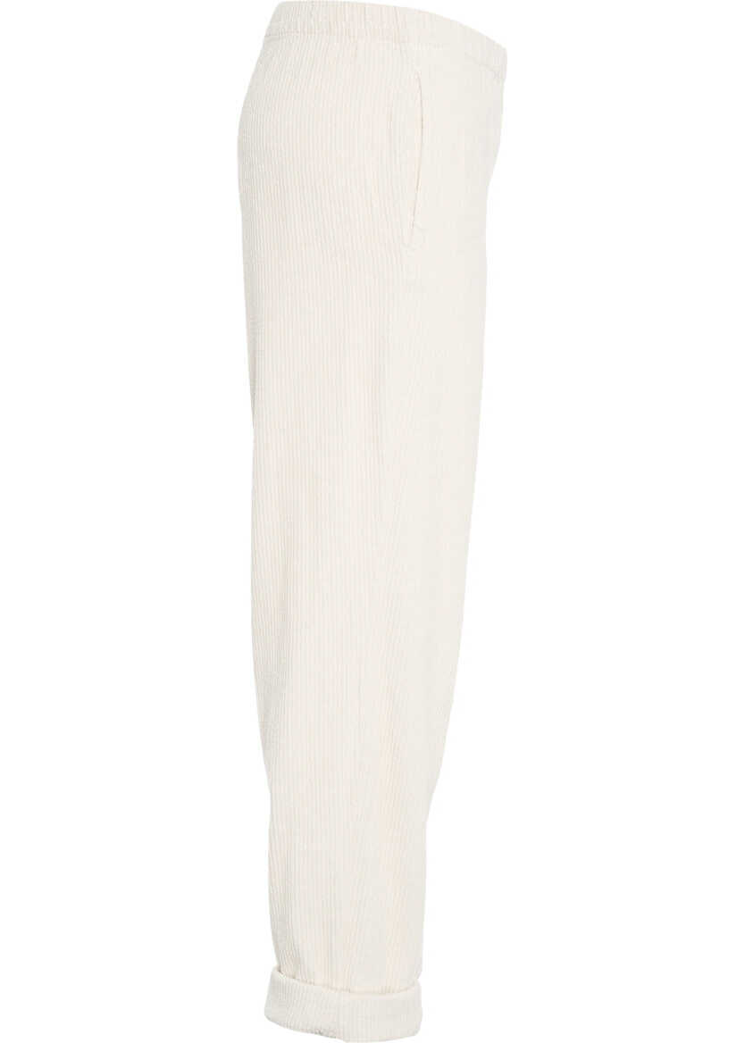 Pantaloni de trening American Vintage Corduroy joggers White Femei (BM 19131449) 3