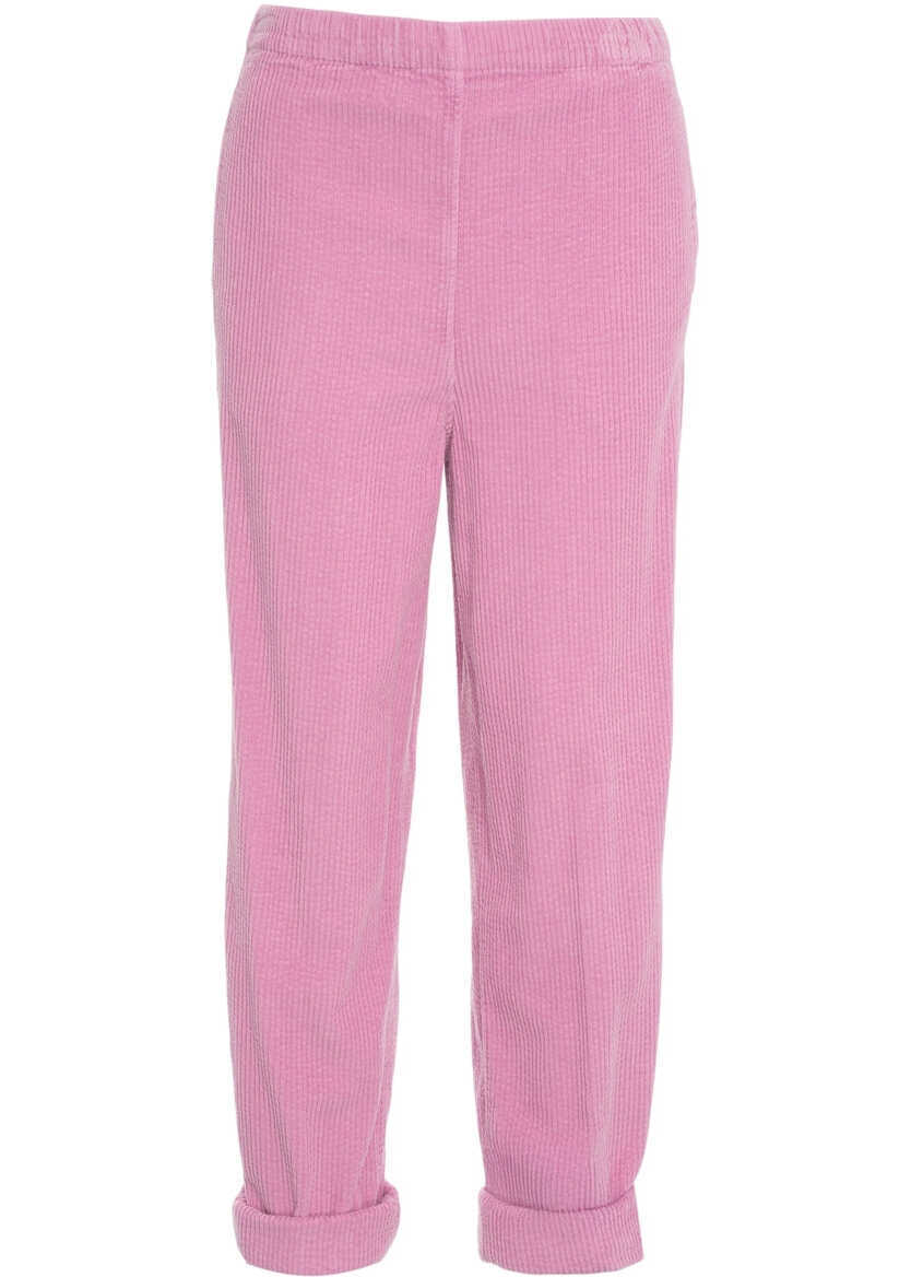 Pantaloni de trening American Vintage Corduroy joggers Pink Femei (BM 19131449) 2