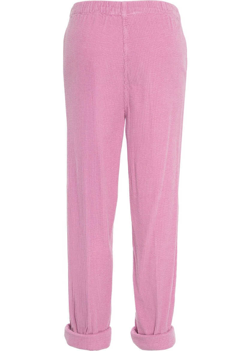 Pantaloni de trening American Vintage Corduroy joggers Pink Femei (BM 19131449) 4