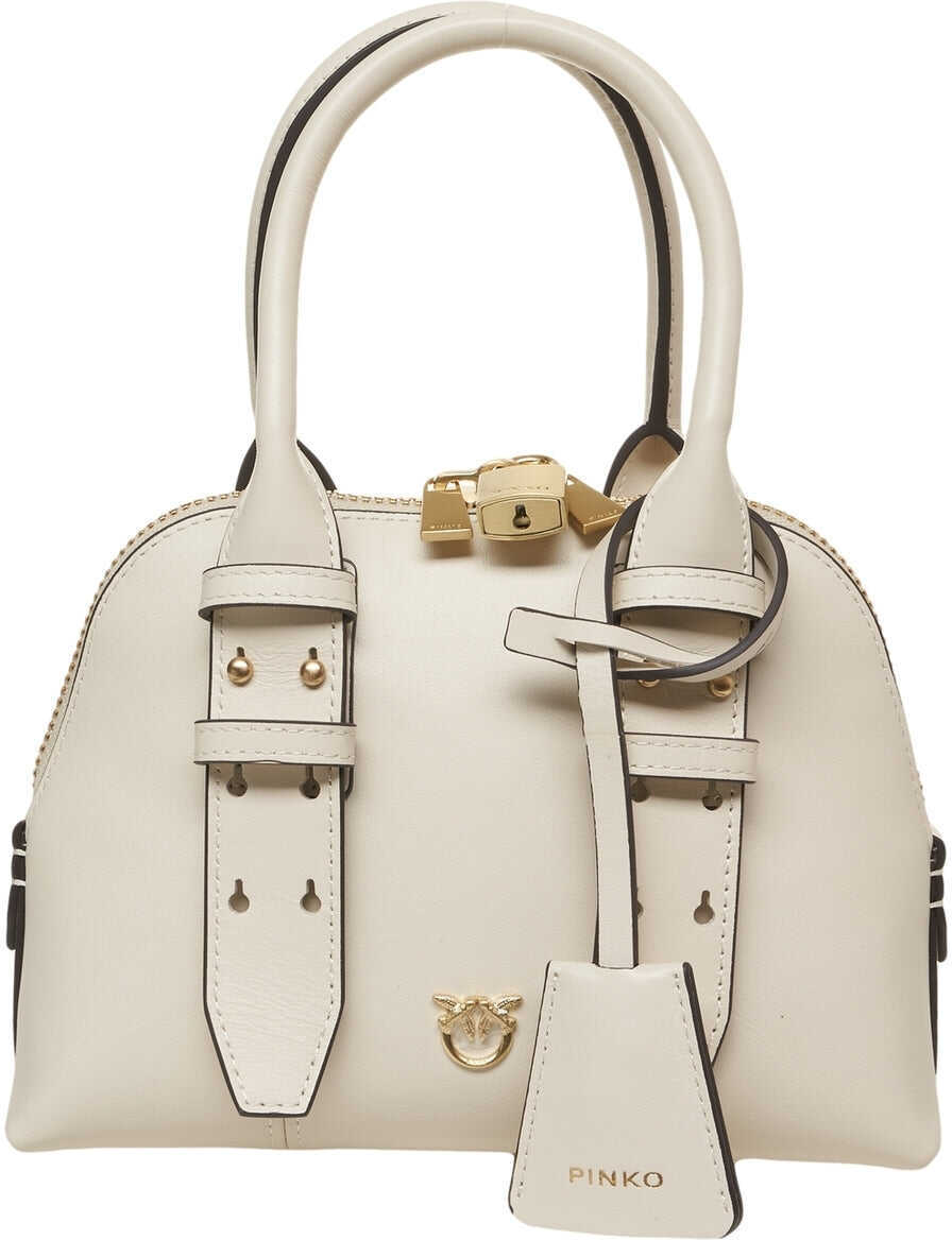 Genti de mana Pinko Handbag Mini Escape White Femei (BM 19131461) 2