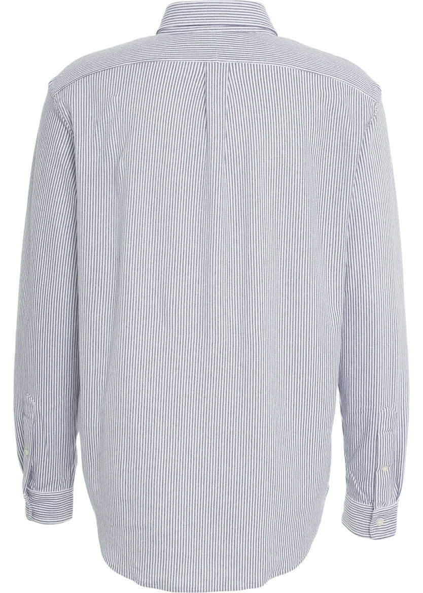 Camasi office Ralph Lauren Striped Oxford shirt Blue Barbati (BM 19131473) 3