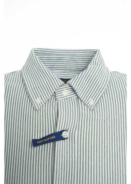 Camasi office Ralph Lauren Striped Oxford shirt Green Barbati (BM 19131473) 4
