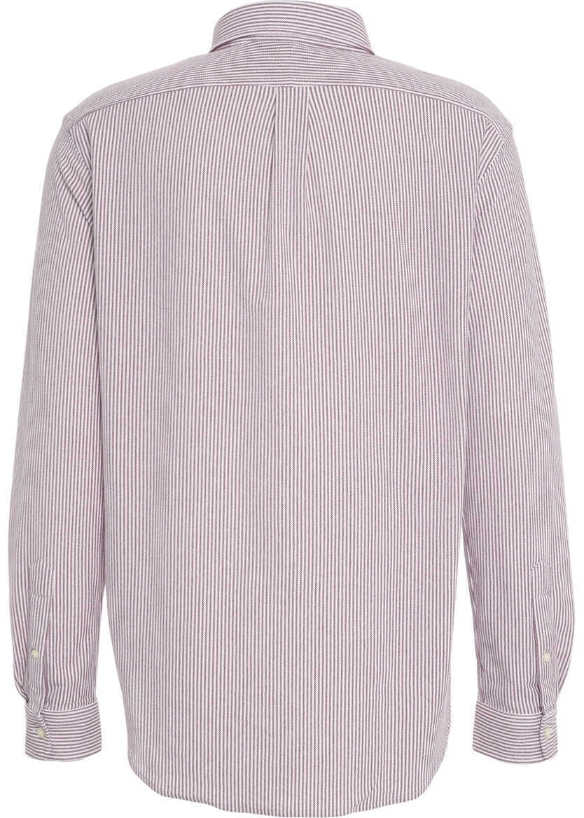 Camasi office Ralph Lauren Striped Oxford shirt Red Barbati (BM 19131473) 3