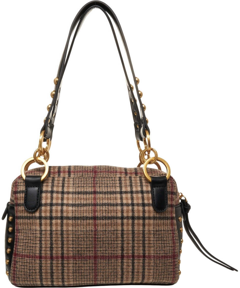 Genti de umar LA CARRIE Glencheck shoulder bag Beige Femei (BM 19131542) 4