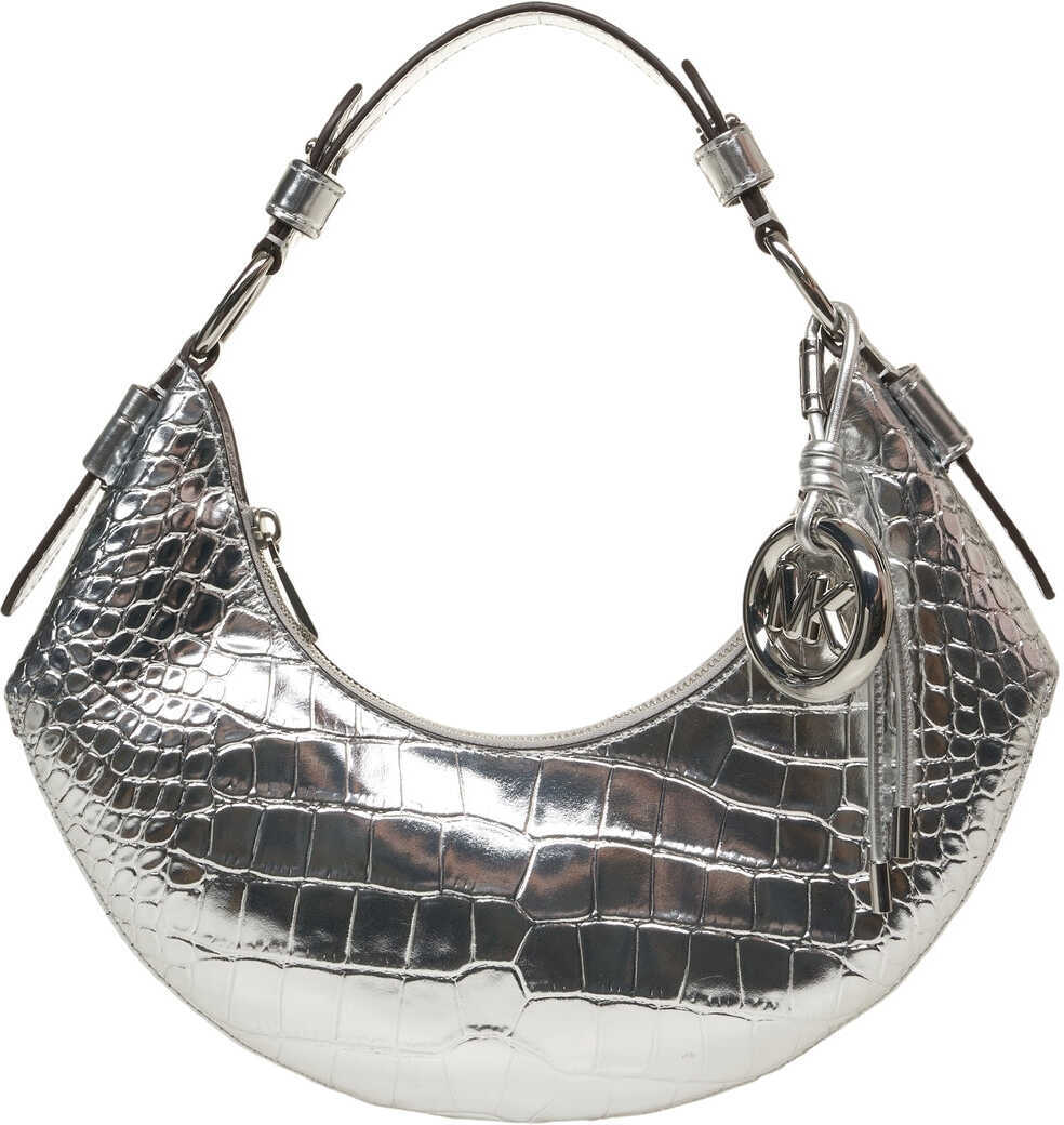 Genti de mana Michael Kors Handbag in croco effect Silver Femei (BM 19131551) 1