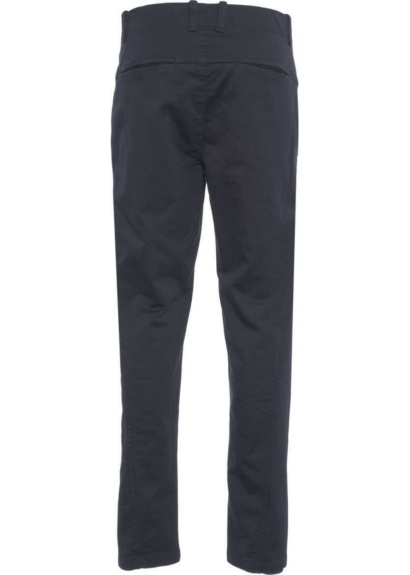 Pantaloni casual Transit Cotton chino pants Blue Barbati (BM 19131575) 4