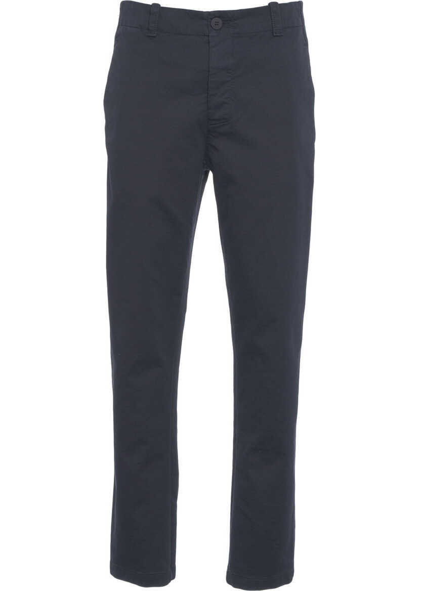 Pantaloni casual Transit Cotton chino pants Blue Barbati (BM 19131575) 1