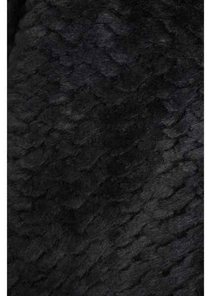 Poncho Liu Jo Faux fur cape Black Femei (BM 19131593) 5