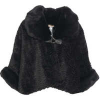 Poncho Faux fur cape Femei