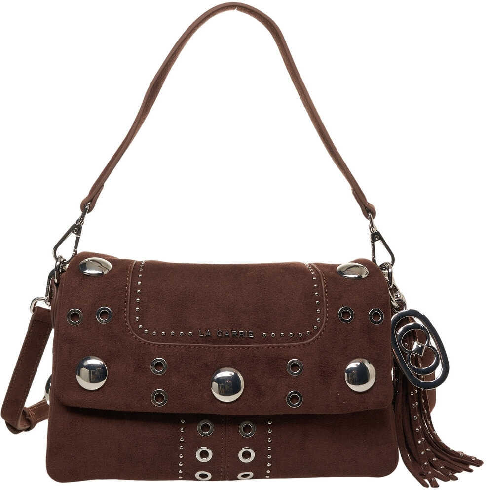 Genti de umar LA CARRIE Eco suede shoulder bag Brown Femei (BM 19131623) 2