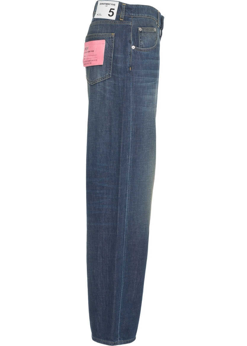 Blugi evazati Department Five Wide leg jeans Pop Blue Femei (BM 19131647) 3