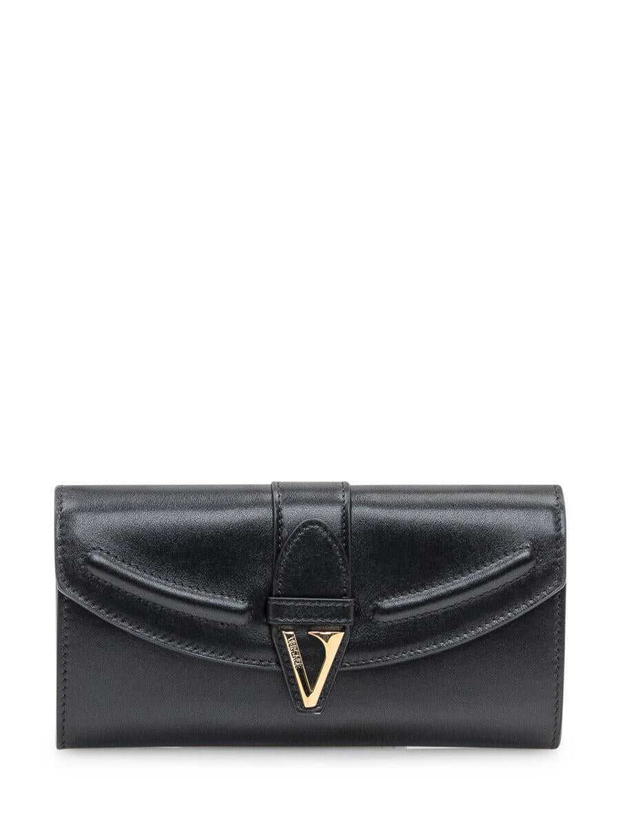 Portofele Versace Versace Versace Wallet On Chain Black Femei (BM 19131951) 1