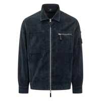 Camasi C.P. Company C.P. Company Blue Corduroy Jacket With Zipper Barbati