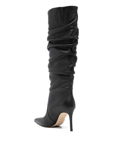 Bocanci Michael Kors Michael Kors Michael Kors Boots Dawn Heeled In Black Leather Black Femei (BM 19133223) 3