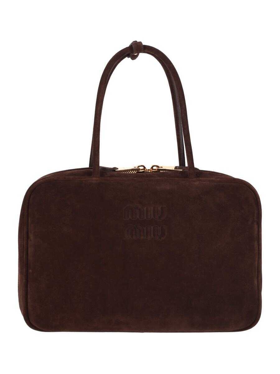 Genti de mana Miu Miu Miu Miu Bauletto MORO Femei (BM 19133523) 1