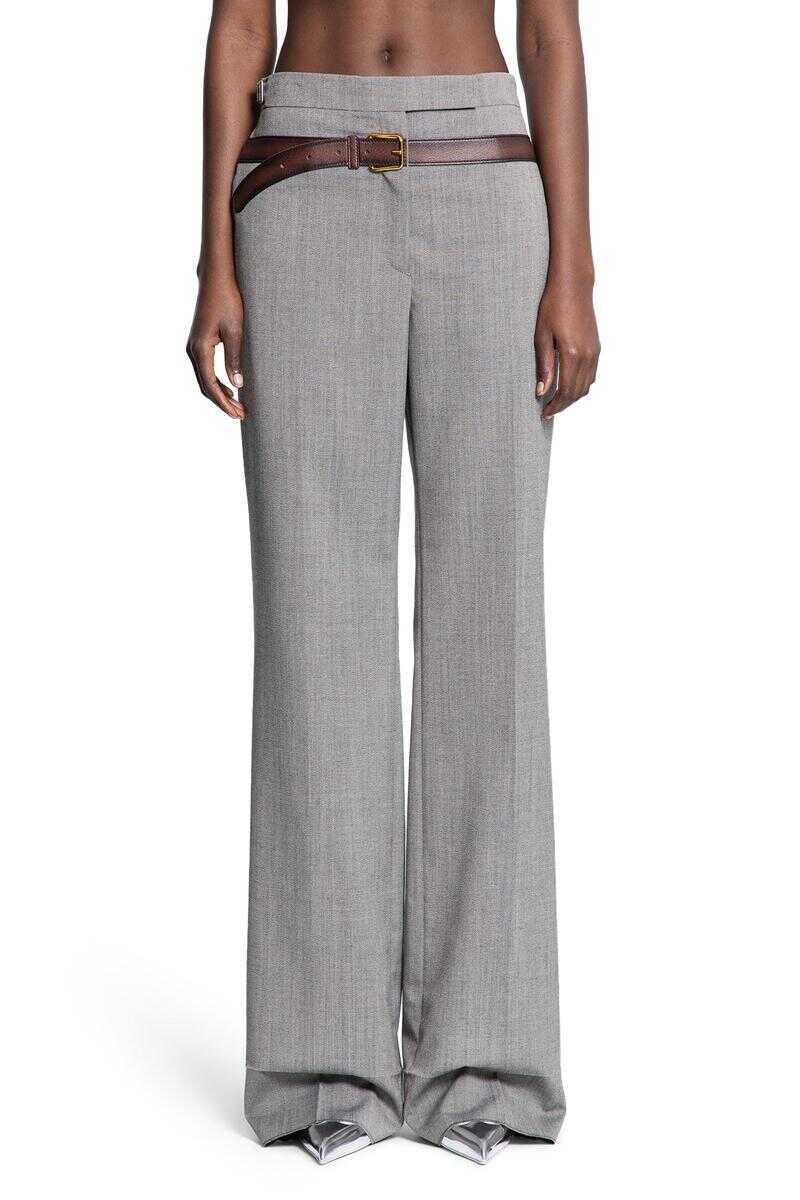 Pantaloni casual Prada Prada Trousers Beige Femei (BM 19138026) 1