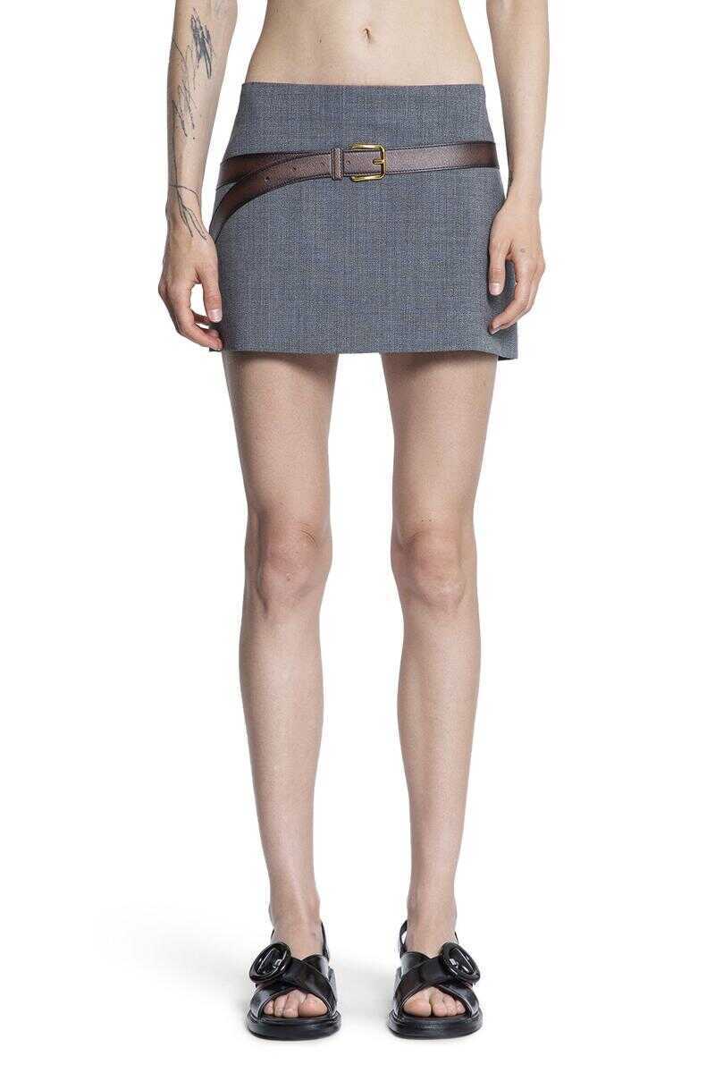 Fuste Prada Prada Skirts GREY Femei (BM 19138029) 1