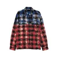 Camasi Palm Angels Blue And Red Checked Shirt Barbati