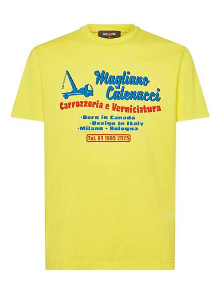 Topuri DSQUARED2 DSQUARED2 T-Shirts And Polos YELLOW Barbati (BM 19138395) 1