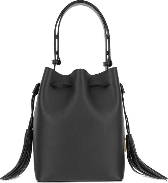 Genti de umar Valentino Garavani VLogo Signature Bucket Bag NERO Femei (BM 19139396) 1