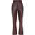 Brunello Cucinelli Leather Pants BORDEAUX