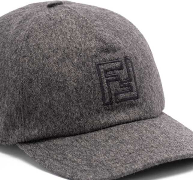 Sepci Fendi Wool Baseball Hat ASPHALT Barbati (BM 19139516) 4