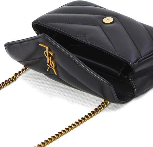 Genti de umar Saint Laurent Mini Loulou Bag BLACK Femei (BM 19139792) 4