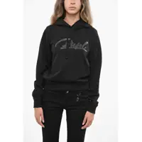 Bluze de trening Brushed Cotton F-Reggy Hoodie With Contrasting Logo Femei