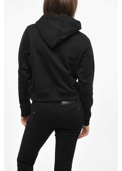 Bluze de trening Diesel Brushed Cotton F-Reggy Hoodie With Printed Logo Black Femei (BM 19139921) 2