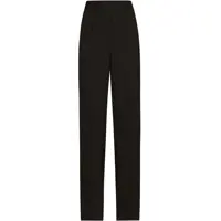 Pantaloni office High-Waist Virgin Wool Blend Single Pleated Pants Femei