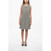 Rochii lungi Sleeveless Textured Fabric A-Line Dress Femei