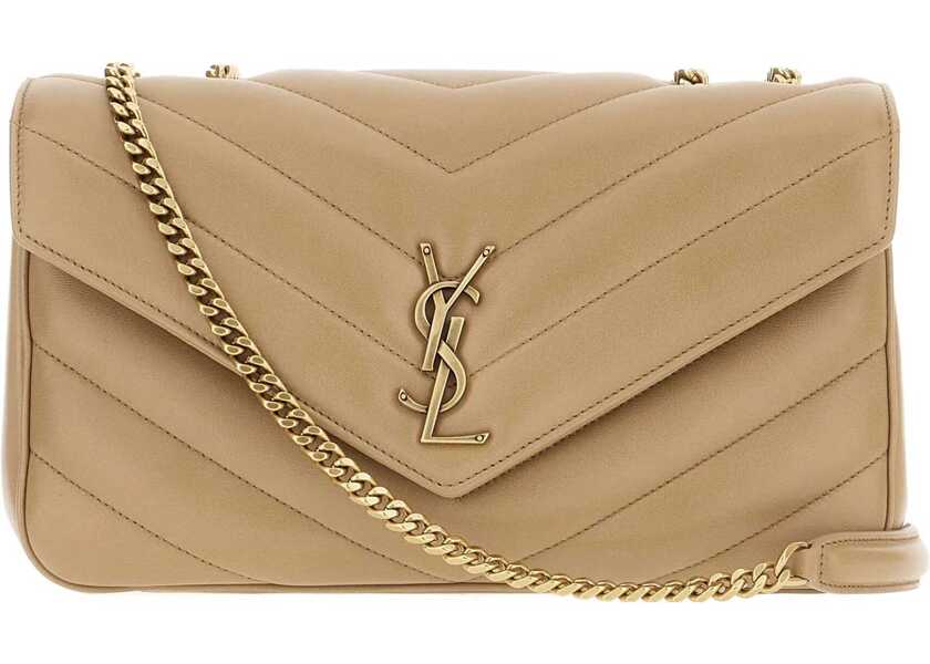 Genti de umar Saint Laurent Bag Loulou Medium BEIGE Femei (BM 19140041) 1
