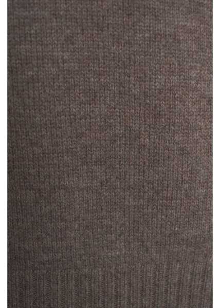 Tricouri Polo Rue de Tokyo Knit sweater with polo collar Brown Barbati (BM 19140059) 5