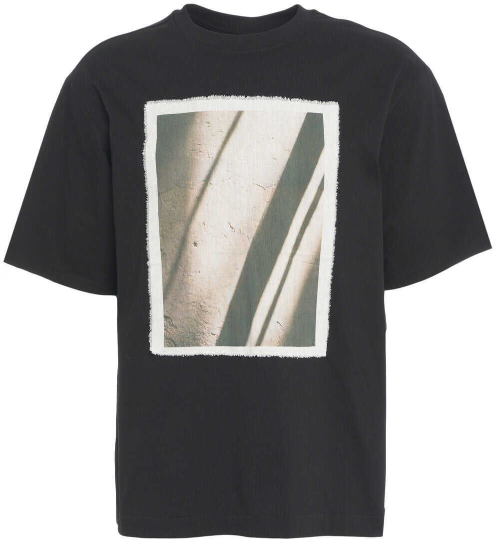 Tricouri Rue de Tokyo T-shirt with print Theodore Black Barbati (BM 19140068) 2