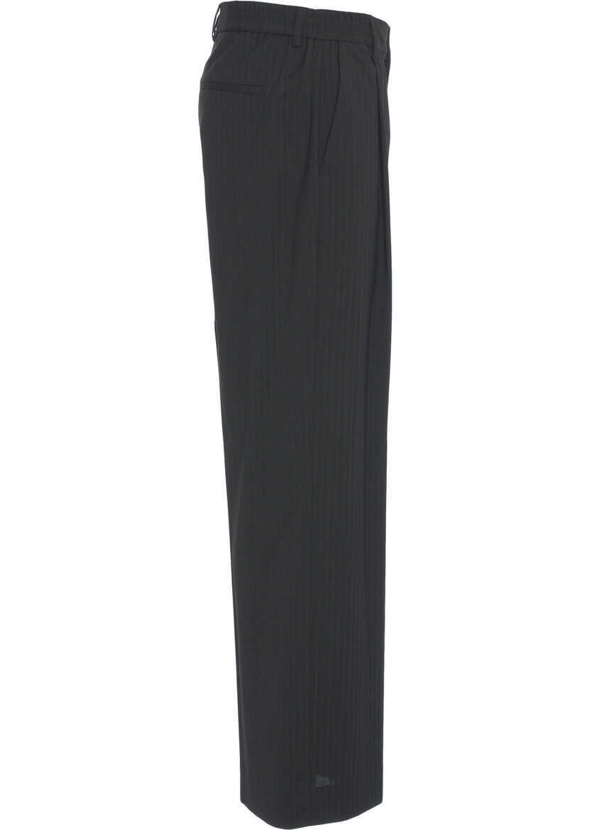 Pantaloni casual Rue de Tokyo Pinstripe pants Pilot Blue Barbati (BM 19140074) 3