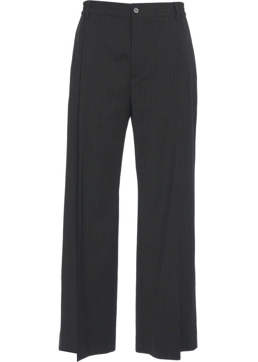 Pantaloni casual Rue de Tokyo Pinstripe pants Pilot Blue Barbati (BM 19140074) 1