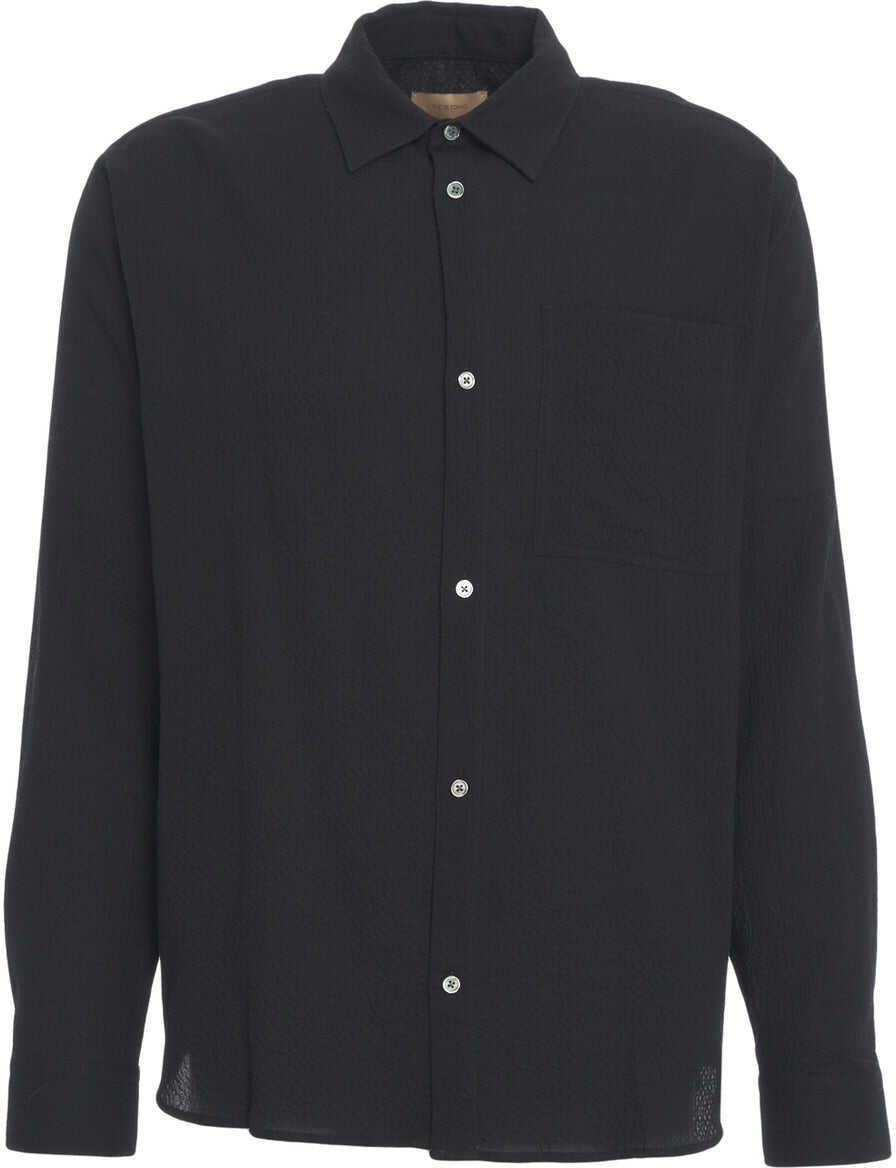 Camasi office Rue de Tokyo Shirt Satoshi Black Barbati (BM 19140089) 2