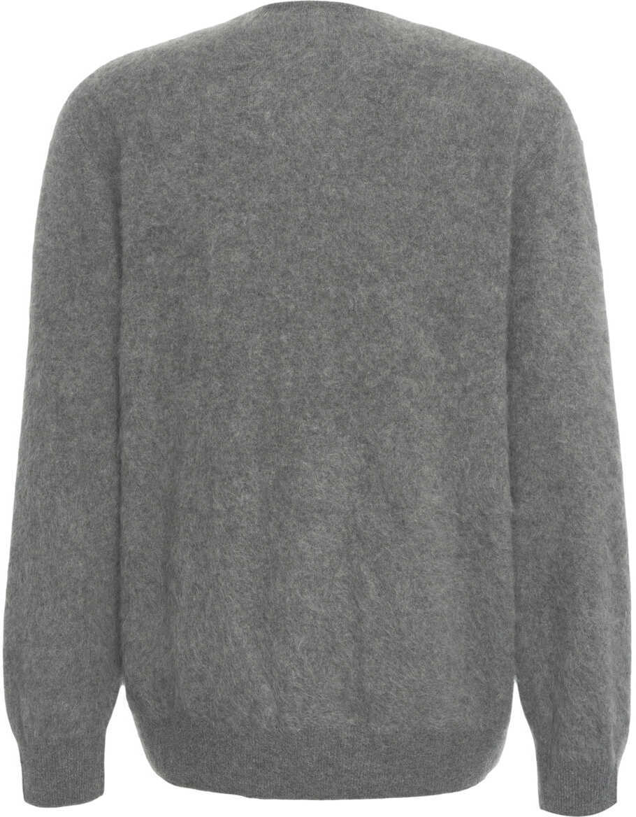 Pulovere Soft Goat Brushed cashmere sweater Grey Barbati (BM 19140095) 3