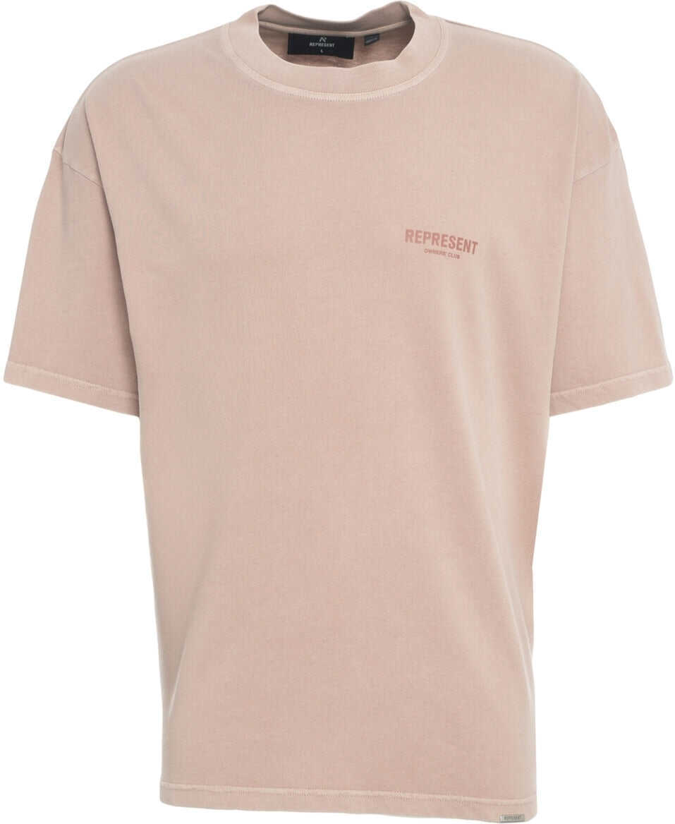 Tricouri REPRESENT T-shirt with logo Beige Barbati (BM 19140173) 1