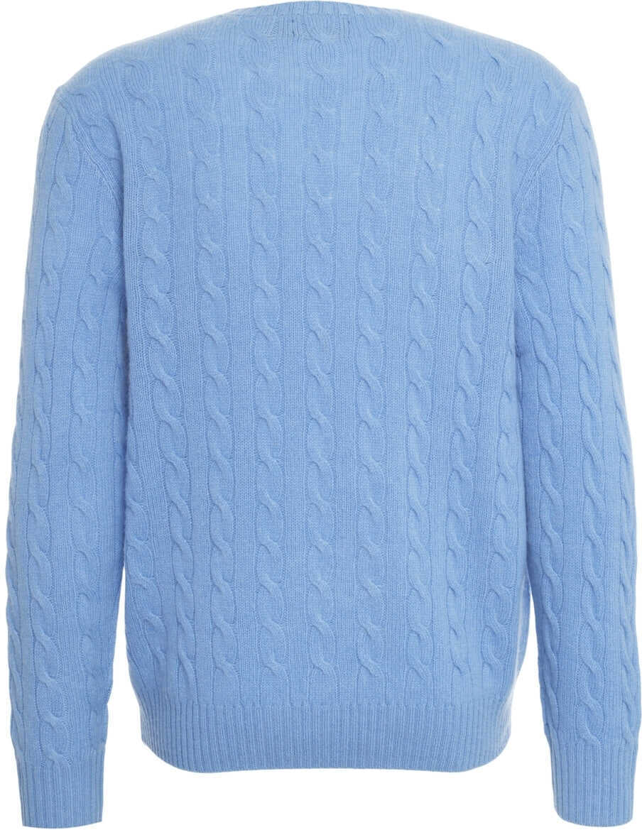 Pulovere Ralph Lauren Sweater with logo embroidery Blue Barbati (BM 19140176) 3
