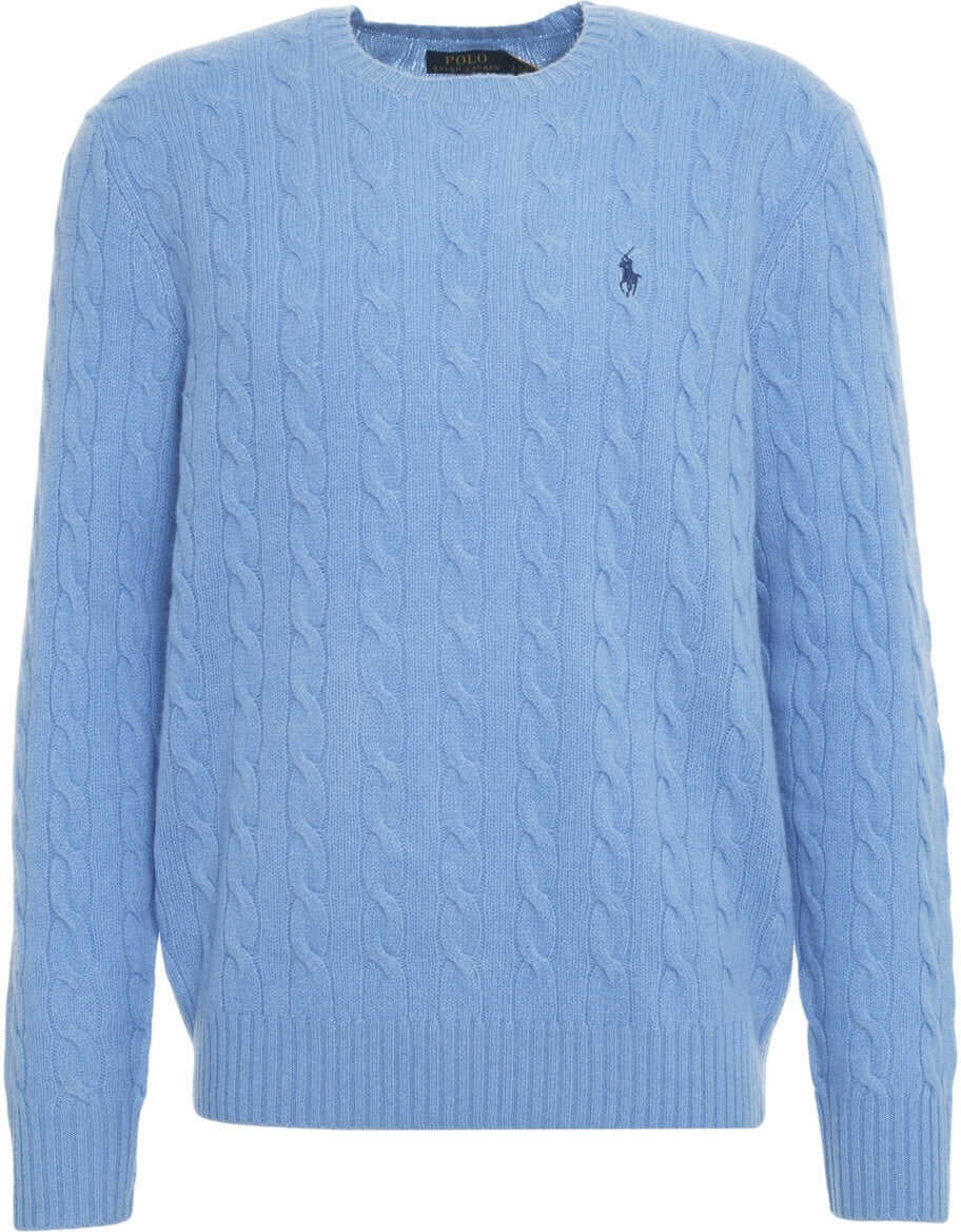 Pulovere Ralph Lauren Sweater with logo embroidery Blue Barbati (BM 19140176) 1