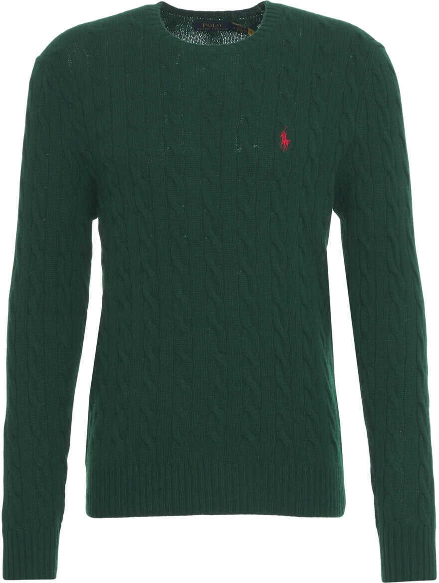 Pulovere Ralph Lauren Sweater with logo embroidery Green Barbati (BM 19140176) 1