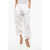 WARDROBE.NYC Solid Color Cotton Blend Pants With Drawstring Ankle White